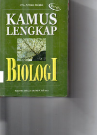 Image of KAMUS LENGKAP BIOLOGI