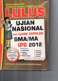 Image of Lulus Ujian Nasional dan Ujian Sekolah SMA IPS 2012