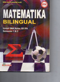 Image of REF MATEMATIKA BILINGUAL KELAS XII IPA