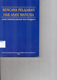 Image of Rencana Pembelajaran Hak Asasi Manusia